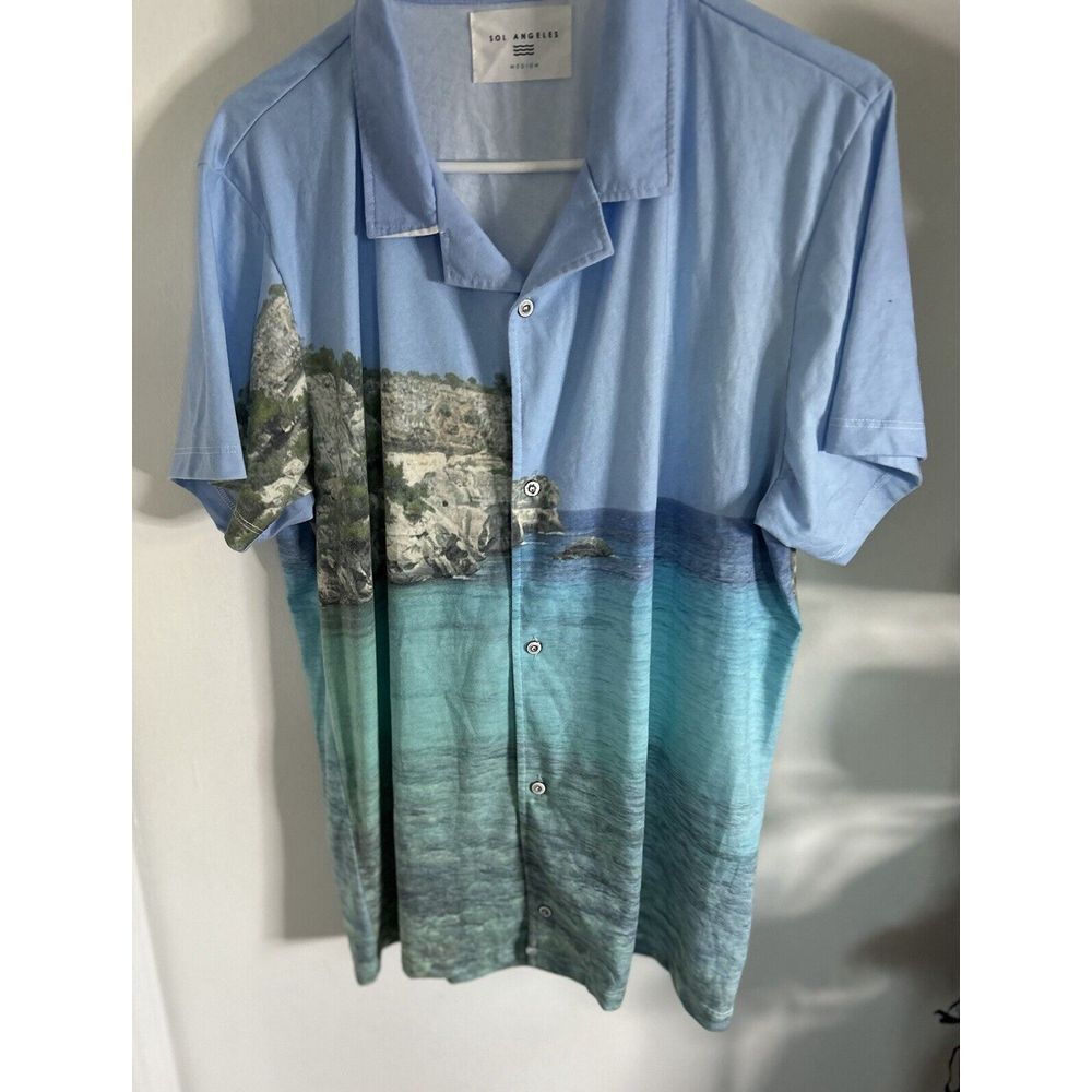 Sol Angeles Tropical Set Shirt‎ And Shorts Size Medium New